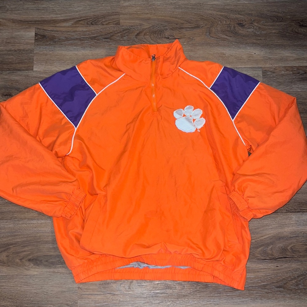 58 Sports Vintage Y2K Clemson University Windbreaker Unisex Size Medium